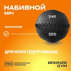 Купить Мяч набивной Bronze Gym 5 кг в Москве