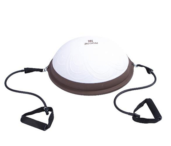 Bloom Полусфера (Балансировочная платформа) 47*15 см Balance Trainer (белый) LB7052-1