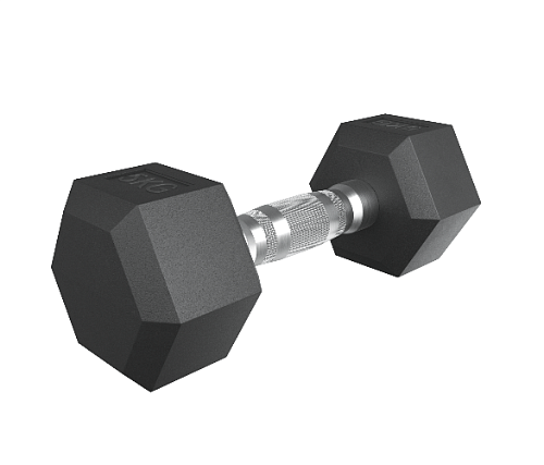 Гантель гексагональная обрезиненная Unix Fit 5 кг / шт.
