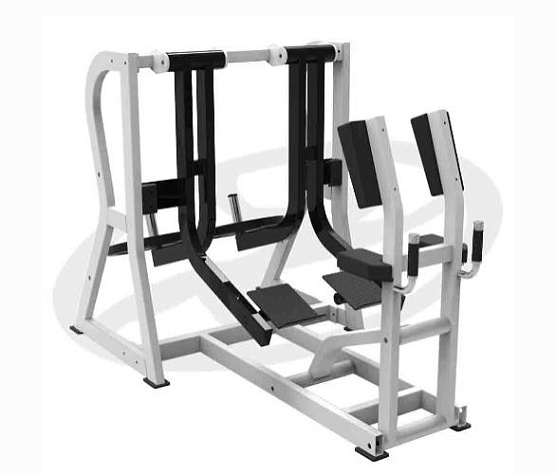 Нагружаемый дисками тренажер Oxide Fitness H032 наклонный жим ногами (Prone Leg Trainer)