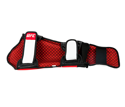 Защита голени с защитой подъема стопы UFC черная L/XL