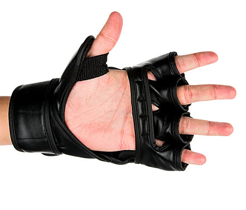 Перчатки MMA для грэпплинга UFC 7 унций чёрные L/XL