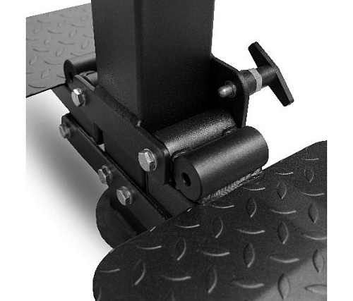 Скамья для жима лёжа с доводчиком, упором и подставкой для ног Bronze Gym PARTNER ML-901