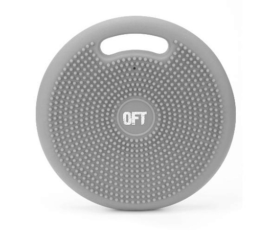 Подушка массажно-балансировочная с ручкой Original FitTools серая