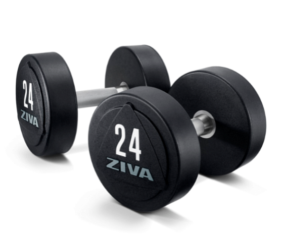 Ziva Гантели уретановые 20 кг (пара)