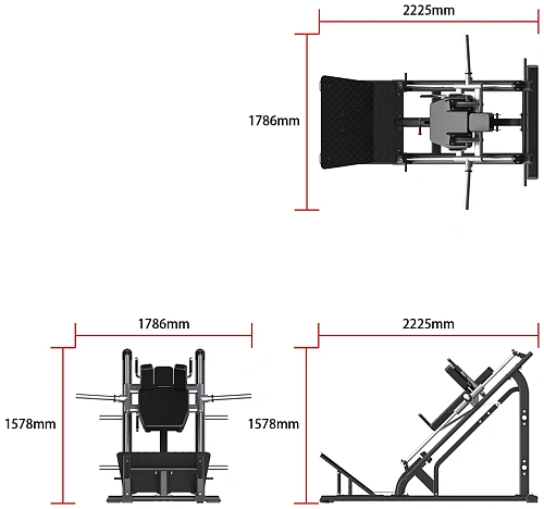 Гакк-присед Smith Fitness Excellence SH036