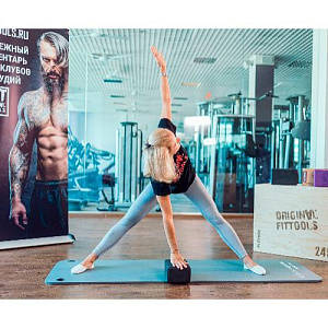Купить Original FitTools Блок для занятий йогой Black Block  в Москве