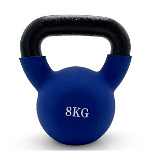 Купить Гиря Unix Fit Гиря виниловая 8 кг Blue в Москве