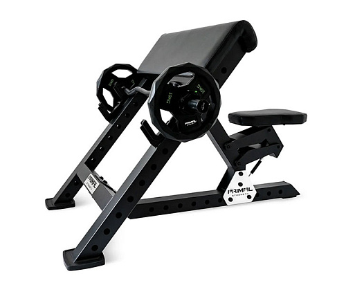 Парта для бицепса сидя / скамья Скотта Primal Monster PSSS0121