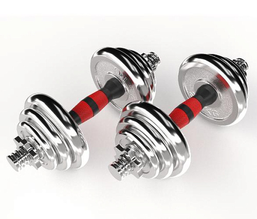 Набор гантелей в кейсе Unix Fit 20 кг