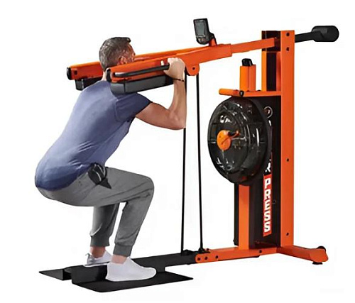 Гребной тренажер First Degree Fitness FluidPowerPRESS™ Orange