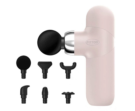 Перкуссионный массажер Fittop SuperHit Mini II розовый фото3