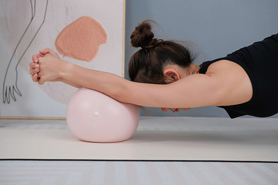 Мяч для пилатеса Bloom LB7002/20/PK 20 см розовый фото2