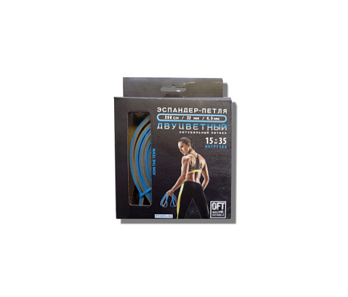 Эспандер-петля двуцветный Original FitTools 15-35 кг
