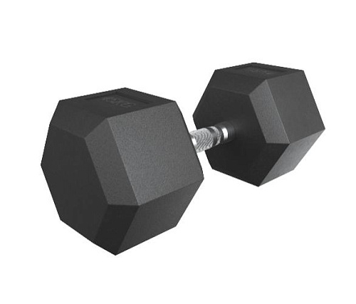 Гантель гексагональная обрезиненная Unix Fit 45 кг / шт.