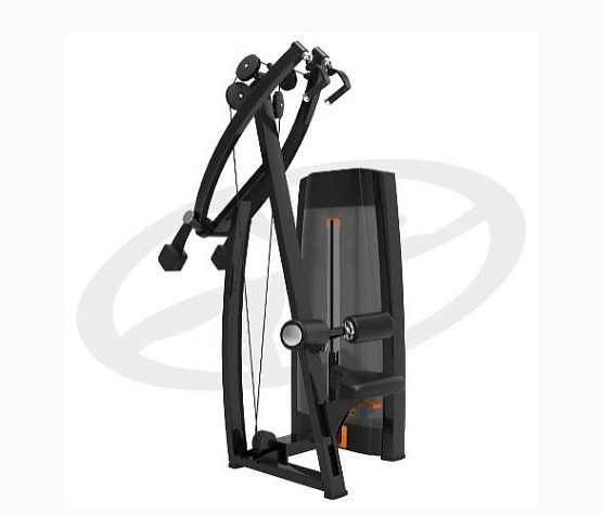 Грузоблочный тренажер на верхнюю часть тела Oxide Fitness F016 рычажная тяга сверху (верхняя тяга)