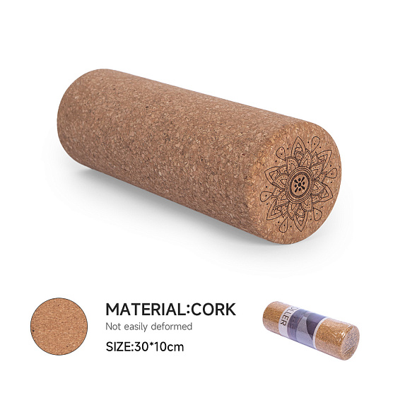 Массажный валик из натуральной пробки Bloom LB7126/WO фото3