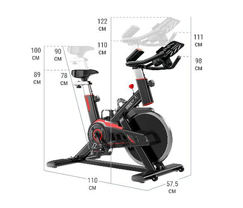 Кардиотренажер Unix Fit SB-520 PRO спин-байк