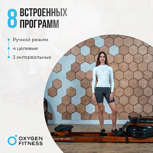 Купить Гребной тренажер Oxygen WOOD ROWER Q1 домашний в Москве