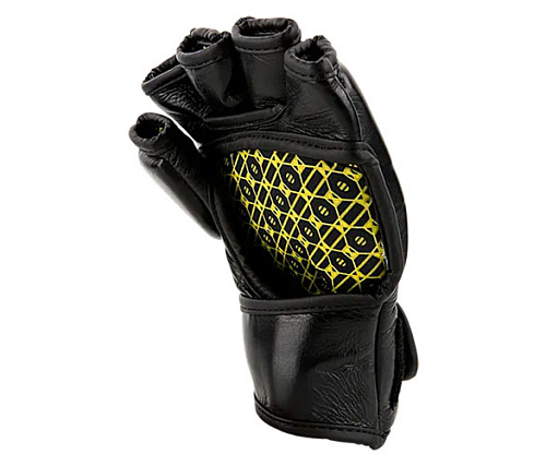Премиальные MMA тренировочные перчатки UFC 6 унций чёрные L/XL