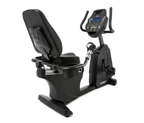 Велотренажер горизонтальный серый Spirit Fitness CR800 Graphite gray