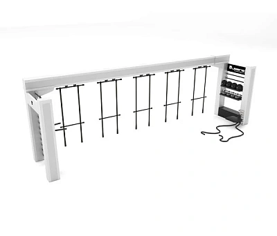 Функциональная рама на 9 станций Queenax By Precor BRIDGE X1 900