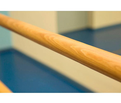 Станок хореографический напольный двухрядный Original FitTools 2 м (перекладина D-40 мм береза)