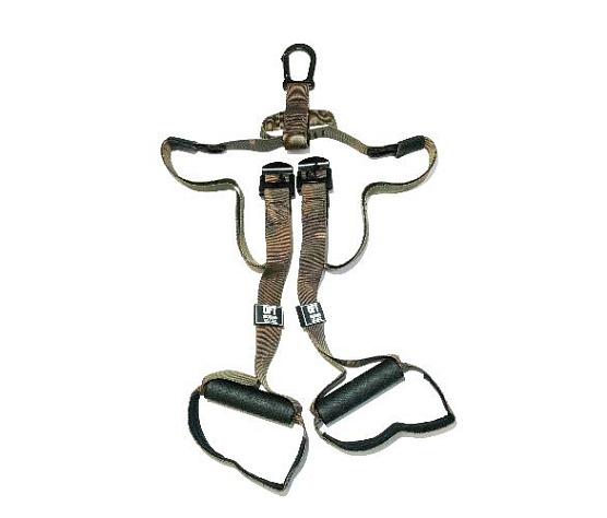 Петли для функционального тренинга хаки Original FitTools SQUAD с дополнительным карабином фото1