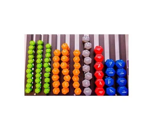 Гантель в виниловой оболочке Original FitTools PROFI-FIT 1 кг