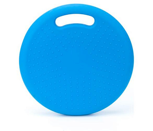 Подушка массажно-балансировочная с ручкой Original FitTools синяя