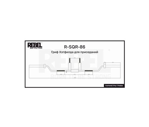 Гриф Хэтфилда для приседаний Rebel Fitness