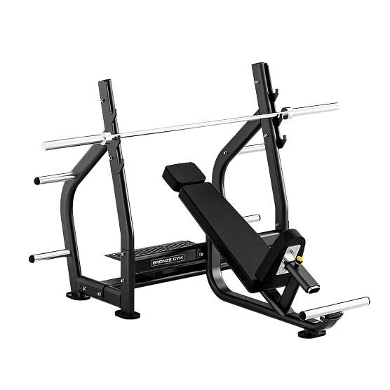 Скамья олимпийская для жима наклонная Bronze Gym RAVE RE56