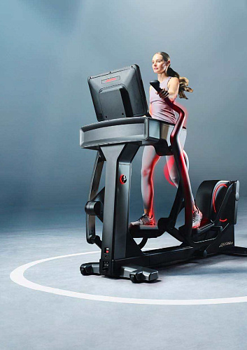 Эллиптический тренажер Life Fitness Symbio (кросс-тренажёр с регулируемым углом наклона)