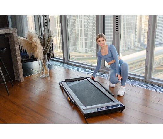 Беговая дорожка Unix Fit R-300C Grey фото9