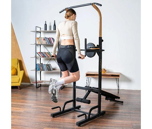 Турник 3 в 1 со скамьей Oxygen ELGON