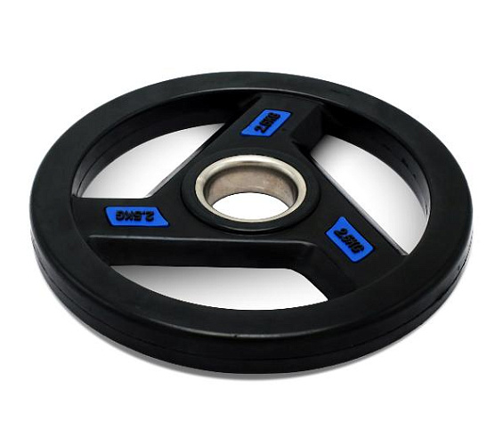 Диск обрезиненный с хватом Unix Fit PRO 2,5 кг, 51 мм фото1