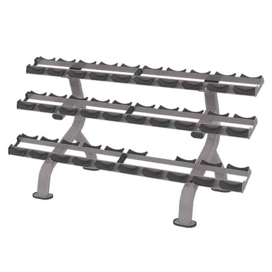 Стойка для гантелей 3 полки Smith Fitness Excellence DR027