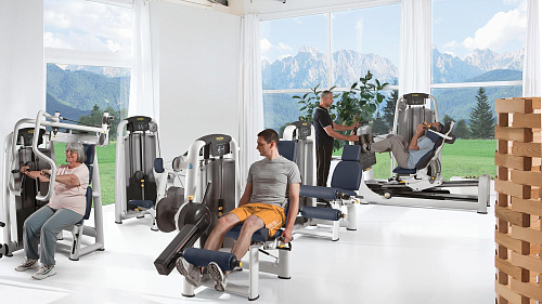Грузоблочный тренажер рычажная тяга Technogym Selection Low Row MED