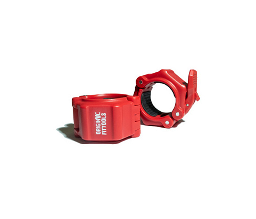 Замки олимпийские пластиковые Original FitTools красные пара