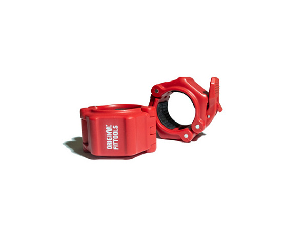 Замки олимпийские пластиковые Original FitTools красные пара фото1