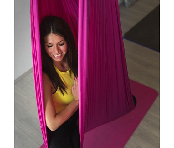 Йога гамак Targex, фуксия фото1