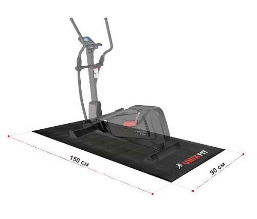 Коврик для кардиотренажёров Unix Fit 150x90x0,6 см