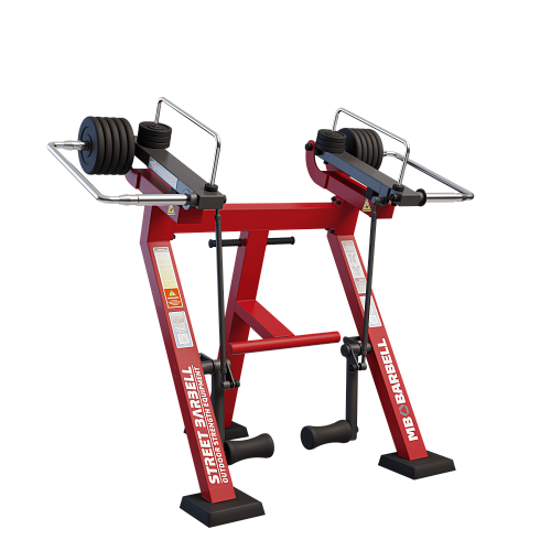 Сгибание ног в положении стоя с изменяемой нагрузкой MB Barbell StreetBarbell MB 7.43E
