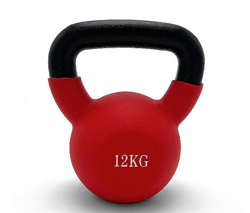 Гиря виниловая Unix Fit 12 кг красная