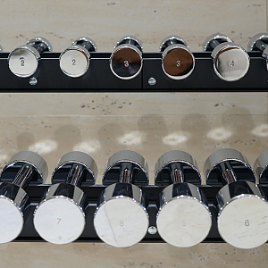 Купить Набор хромированных гантелей Technogym KAK1 в Москве