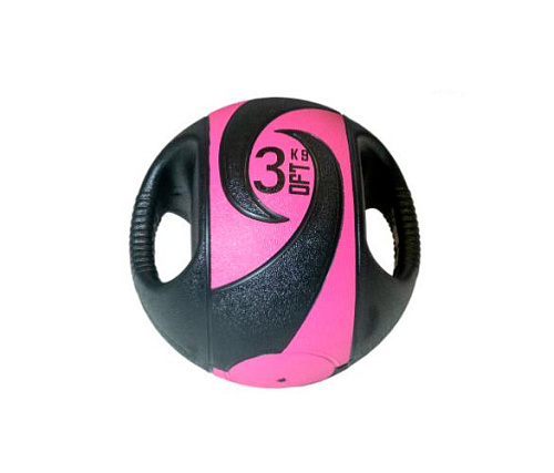 Купить Мяч тренировочный медицинбол с хватами Original FitTools 3 кг в Москве