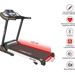 Купить Беговая дорожка Unix Fit MX-450V в Москве