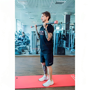Купить Original FitTools Бодибар FT 4 кг красный наконечник в Москве