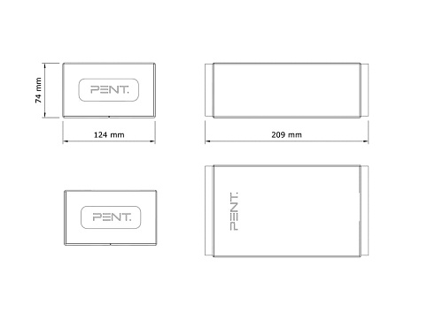Блок для йоги Pent KOHA