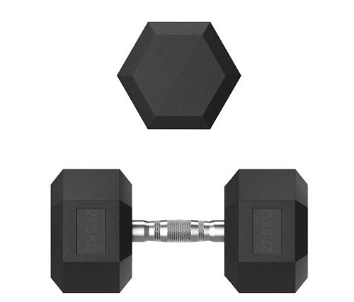 Гантель гексагональная обрезиненная Unix Fit 30 кг / шт.